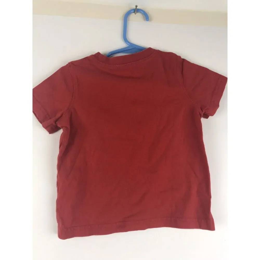 Carter's Boys Cotton Shirt‎ Bobby's Chopper Rally Motorcycle 18 Mo Red